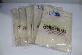 Five men's as new Adidas Hyperreal Long Sleeve T-S