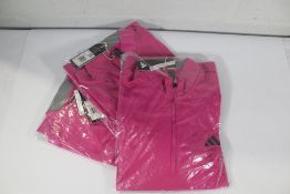 Three men's as new Adidas Elevated 1/4 Zip Golf Pu