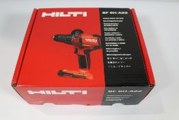 A boxed as new Hilti SF 6H-A22 Cordless Hammer Dri