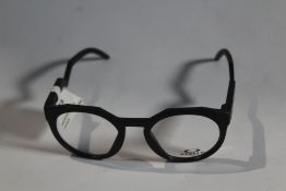 A pair of Oakley Hstn high bridge fit in matt blac