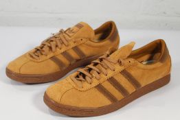 A pair of Adidas Tobacco Gruen Originals (Size UK