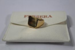 An as new Fersera Tuscan Polimnia 18ct Gold Plated