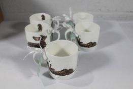 Five Royal Worcester Wrendale Designs by Hannah Da