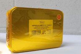 A Nipra 250g tin of Saffron Filaments Cat . I Qual
