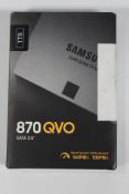 An as new Samsung 870 QVO SATA 2.5