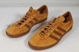A pair of Adidas Tobacco Gruen Originals (Size UK
