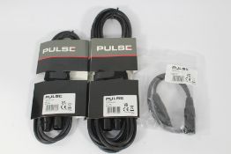 Nineteen as new Pulse DMX Leads - Three Sizes: PLS