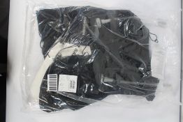 An as new Salomon ADV Skin 5w with Flasks in Black