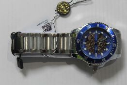 An as new Martyn Line 6301 GTS Blue 2 S.Steel Cal