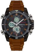 An as new Martyn Line 3011 Brown Multi-Function Ru