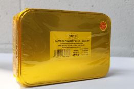 A Nipra 250g tin of Saffron Filaments Cat . I Qual