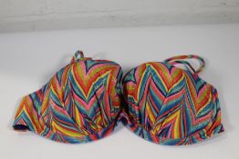 A Prima Donna padded Balconette bikini top in kea