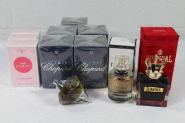 Eleven as new and pre-owned bottles of perfumes to include six bottles of Wish Chopard eau de parfum