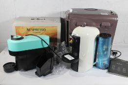 A Nespresso Virtuo Plus and a Nespresso Virtuo Pop Coffee Machine (Viewing recommended).