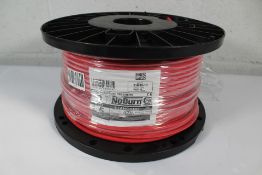 A NoBurn Fire Platinum Resistant Cable 1.5mm² 2+E Red.