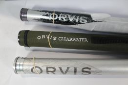 Three pre-owned Orvis Fishing Rods, in need of repair: Recon-4 (Tip section), Access 865-4 (Tip sect