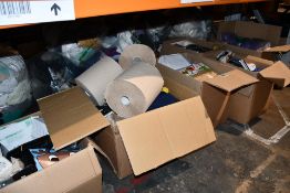 Six boxes of assorted miscellaneous items to include household items, souvenirs and related items.