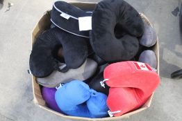 A large quantity of Travel Neck Pillows and related, pre-owned (Approximately 30 Items).