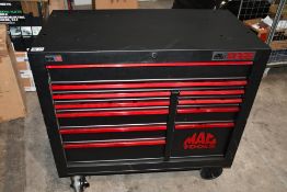 A Mac Tools Edge 42 tool cart (some cosmetic damage, viewing advised)