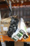 Ten batten lights to include six as new Philips Coreline Batten LED52S/840, three as new NVC Greenla