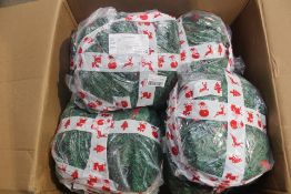 Sixteen as new 270cm (9ft) Pre-Lit Decorated Garland|Christmas Garland Decorations.