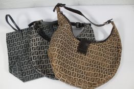 Three women's pre-owned bags (No authentication, viewing recommended).