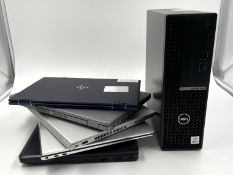 A quantity of pre-owned laptops & PC'S sold for parts (All items with hard drives removed/remote man