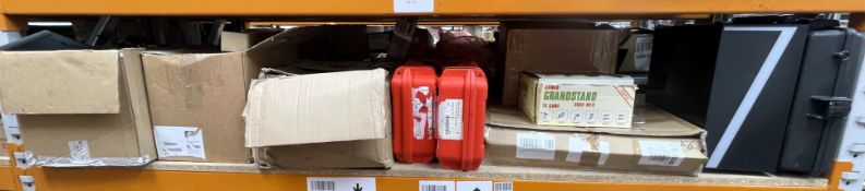 A quantity of assorted new and pre-owned electronics and related items (All items sold as seen).