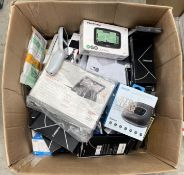 A quanity of assorted new and pre-owned electrical items and accessories (All items sold as seen).