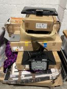 A quantity of assorted monitors and TV's sold for parts (Items damaged/faulty/missing parts) (Sold