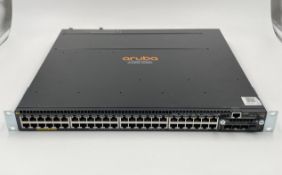 A pre-owned HPE Aruba 2930F JL226A Network Switch.