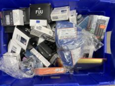 A quantity of assorted as new vaping and smoking items and accessories (Over 18's only) (All items s