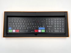 A boxed as new Editors Keys Logic Pro X Backlit Keyboard for Mac (UK Layout) (P/N: LOGX-BL-MAC-UK EA
