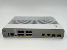 A pre-owned Cisco WS-C2960X-9PC-L Network Switch.