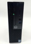 A pre-owned Dell Optiplex 3070 SFF PC with Intel Core i5-9500 3.00GHz CPU, 8GB RAM, UHD Graphics 630