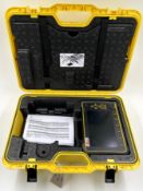 A pre-owned Leica MCP80 3D Machine Control Panel with hard carry case (No cables or other items incl