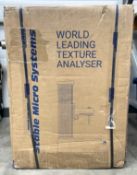 A boxed as new Stable Micro Systems TA-XT Plus Texture Analyser (Box opened).