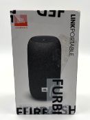 A refurbished JBL Link Portable Bluetooth Speaker (P/N: JBLLINKPORGRY-Z).