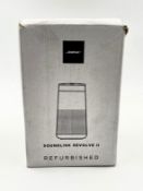 A refurbished Bose SoundLink Revolve II Bluetooth Speaker in Triple Black (Box sealed).