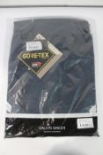 An as new Galvin Green Abe Gore-Tex 1/2 Zip Waterproof Jacket - Navy/Cool Grey/White (L).