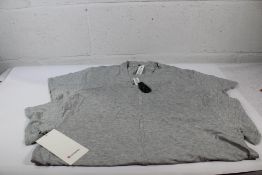Five Lululemon All Yours Tee, Grey, Size 4 x 8 (Please Note Security Tags Attached).