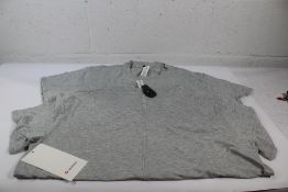 Four Lululemon All Yours Tee, Grey, Size 4 x 8 (Please Note Security Tags Attached).
