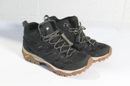 Merrell Vibram Gore Tex Black Walking Boots, Men's UK 9, Unboxed.