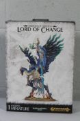 An as new Warhammer 40k Citadel Miniature Deamons of Tzeentch Lord of Change, EAN 5011921077304.