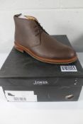 Boxed as new Driffield Leather Chukka Boots - Brown Nubuck (UK 7).