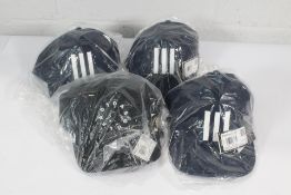Four as new Adidas Hats to include 3x Adidas Tour 3 STP in Navy Blue and 1x Adidas Revolve Hat in Bl