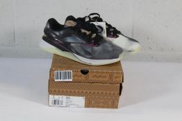 An as new Reebok Nano X3 Trainers 'Recreational Activities' in Core Black/Washed Plum/Storm Glow, Si