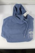 Four as new Urban Outfitters Blue Fortunes Hoodies (S x 3, XXS x 1).