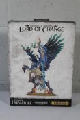 An as new Warhammer 40k Citadel Miniature Deamons of Tzeentch Lord of Change, EAN 5011921077304.
