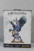 An as new Warhammer 40k Citadel Miniature Deamons of Tzeentch Lord of Change, EAN 5011921077304.